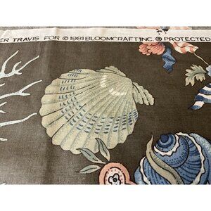 Bloomcraft, Inc VTG 1980 Cotton Home Decor Fabric Designed by Luther Travis 4 Yd